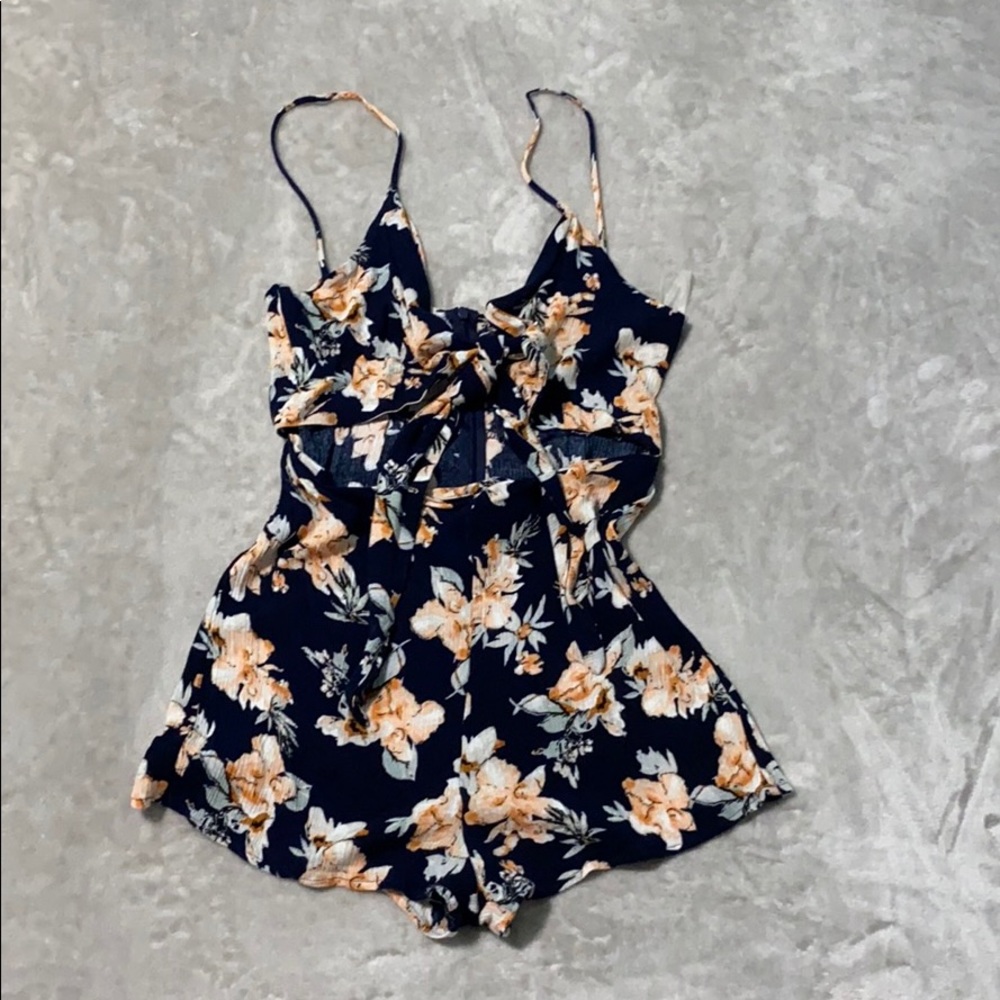 Naked Wardrobe Floral Romper
